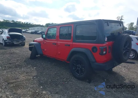 2020 Jeep Wrangler Unlimited Sport Altitude 4X4 from USA, damaged, VIN 1C4HJXDG5LW282721